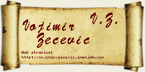 Vojimir Zečević vizit kartica